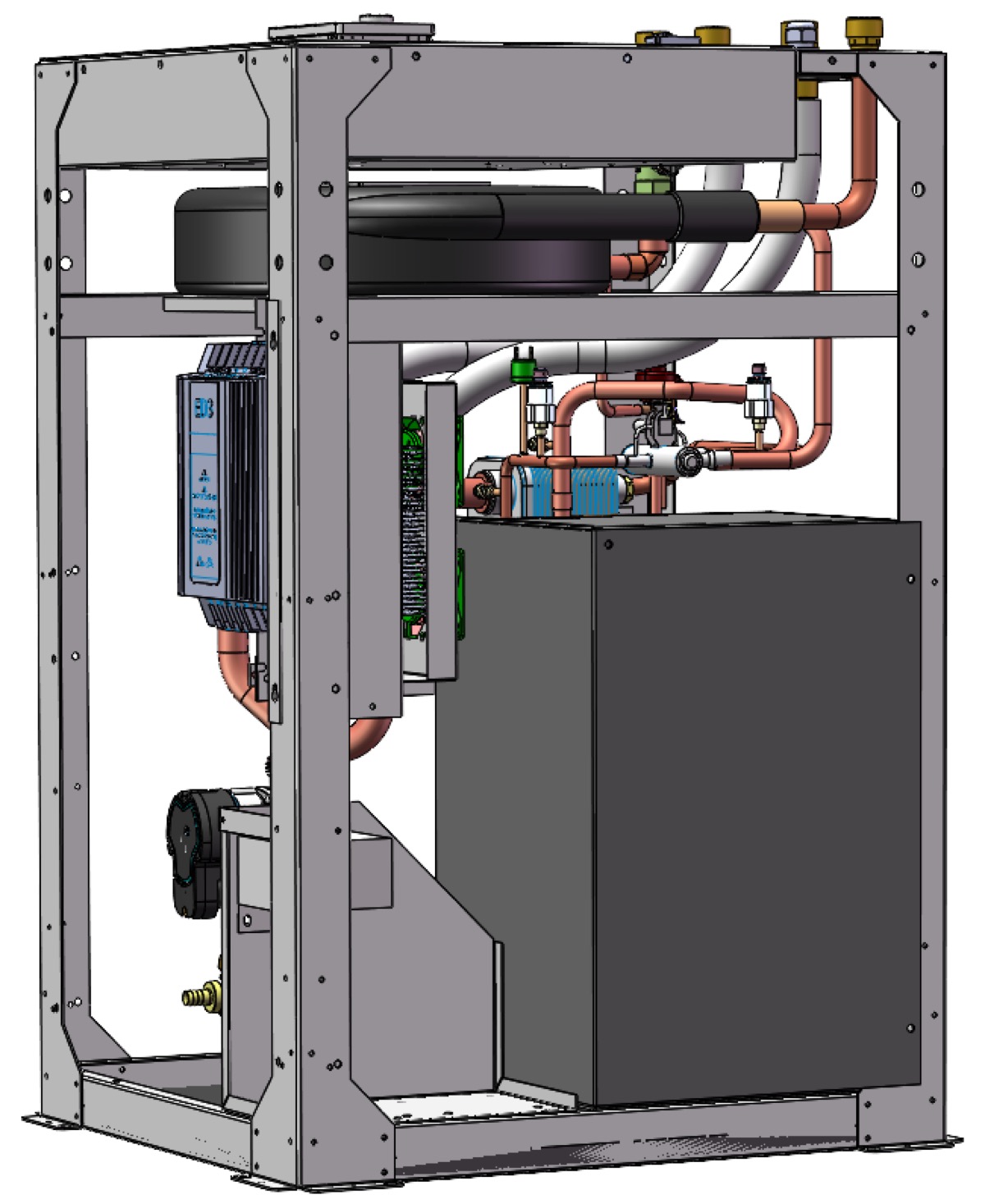 3D heat pump design drawing